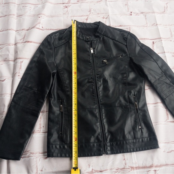 MOTO JACKET - B.S. Style Unisex Faux Leather - Picture 13 of 16